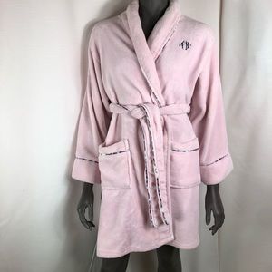Tommy Hilfiger Fluffy Plush Pink Robe bathrobe